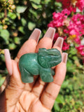 Green Aventurine Elephant