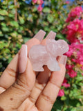 Rose Quartz Elephant