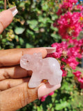 Rose Quartz Elephant