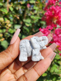 Howlite Elephant
