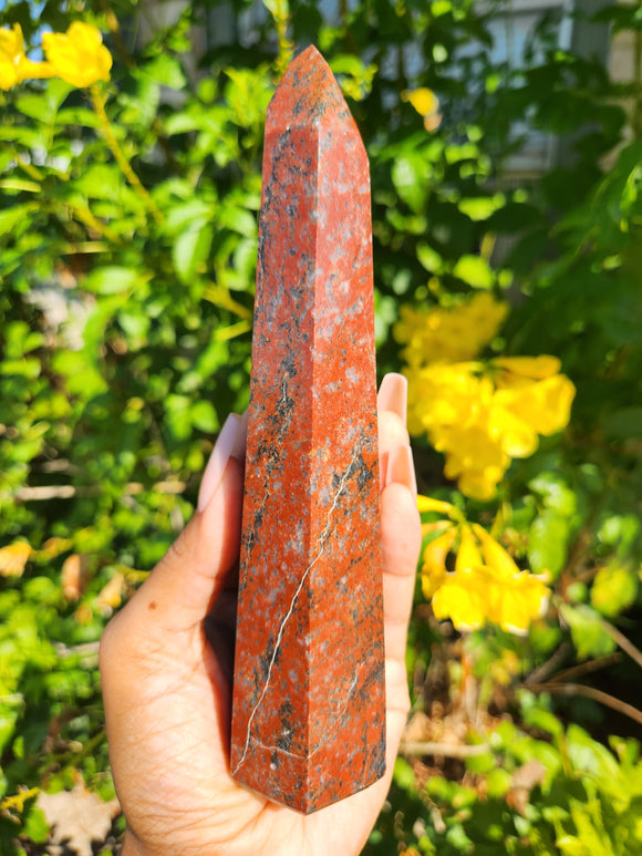 Red Jasper Tall Tower