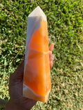 Orange Calcite Tower